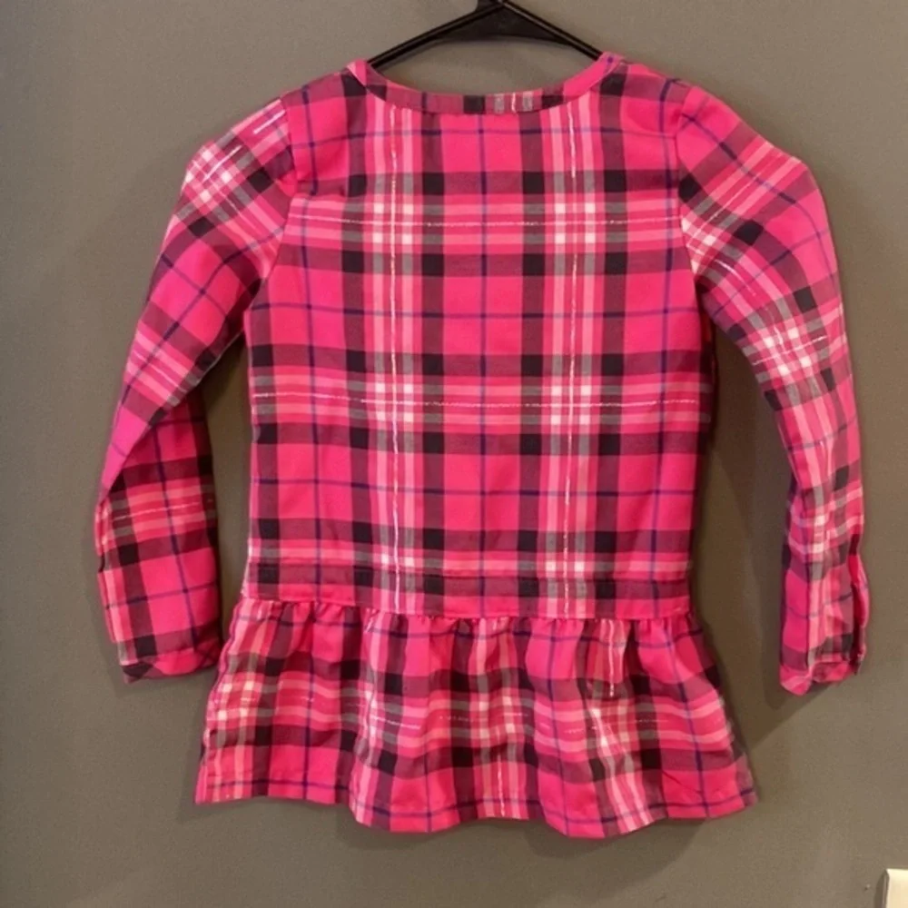 Carters Pink Plaid  Long-sleeve Shirt